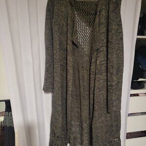 Maxi cardigan sweater